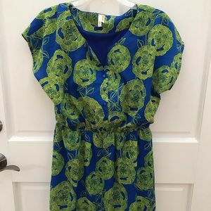 Simple front button dress